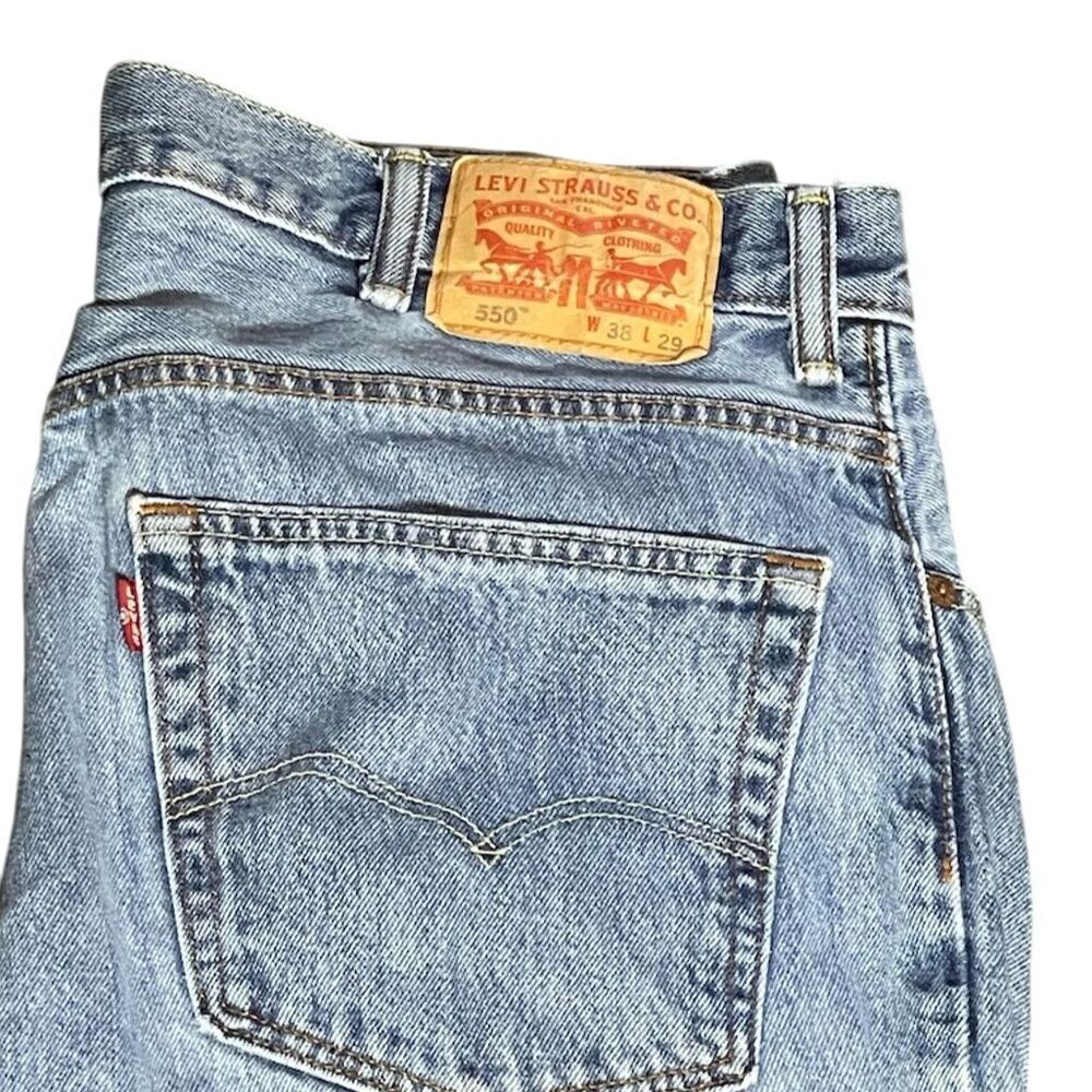 Vintage Levi's 550 Men's Jeans Bundle Size 38x29Tapered Relaxed Fit 2 Pairs - Picture 7 of 7
